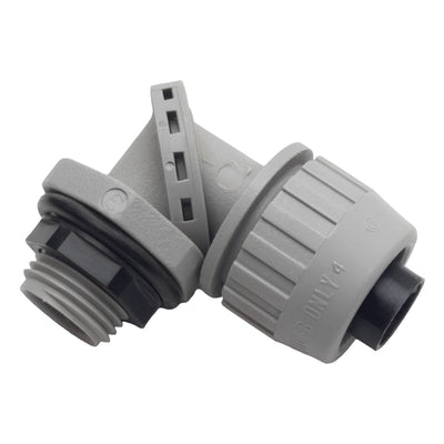 New Lot of 3 Hubbell PS0509NGY Liquid-Tight Connector, ø1/2in Tube x 1/2in NPT Male