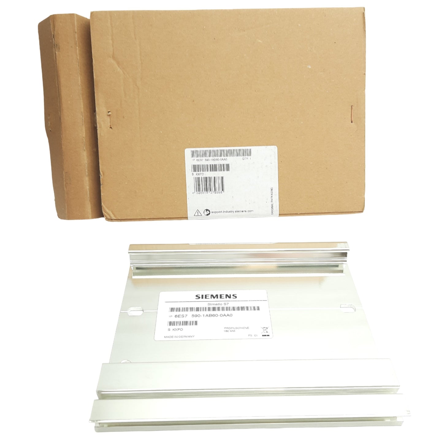 New Siemens 6ES7590-1AB60-0AA0 Mounting Rail 160mm x 155mm x 16mm, Aluminum