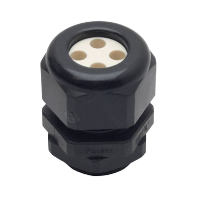 New Lot of 10 Sealcon CD21N-BK Cord Grip, 3/4in NPT Male Dome x 4-Hole 6mm