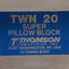 Used Thomson TWN 20 Super Ball Bushing Pillow Block, ø1.25in Bore, 7.5in x 4in