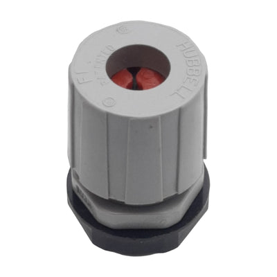 New Lot of 4 Hubbell HJ1057G Cord Connector, ø4.7-6.3mm Cord Range x 1/2in NPT Male