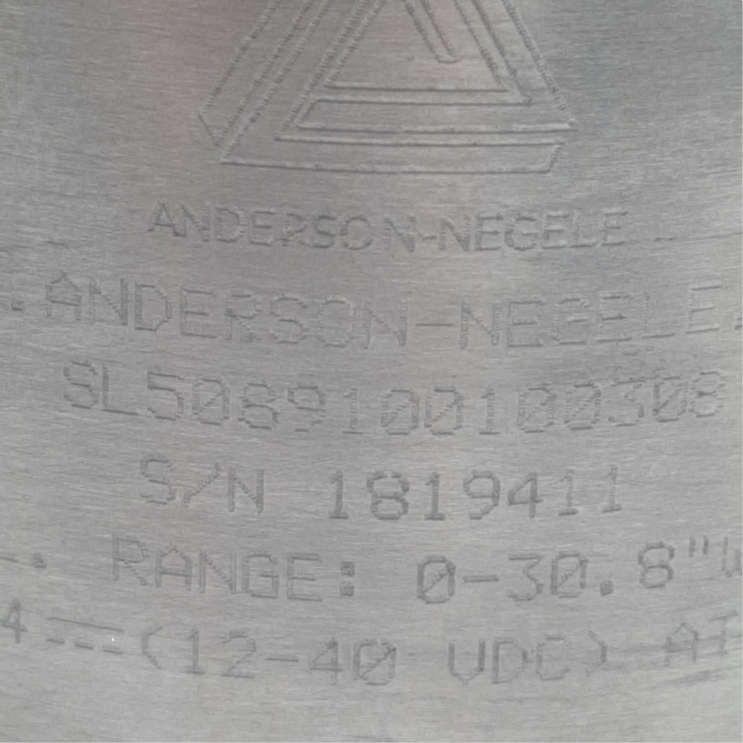 New Anderson Negele SL5089100100308 Hydrostatic Transmitter Calibration 30.8in w.c.