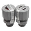New Lot of 2 Hubbell SHC1021CR Cord Connector ø4.7-6.3mm Cord Range x 1/2in NPT Male