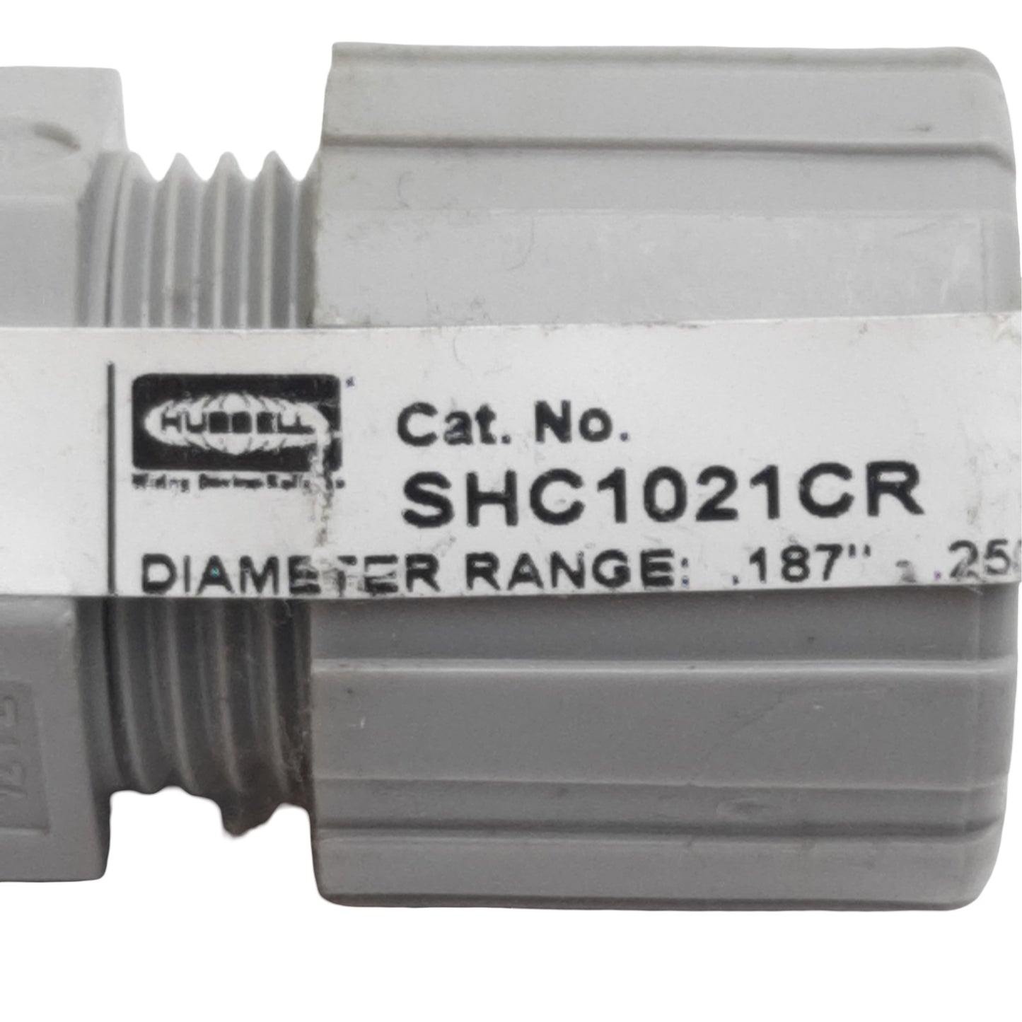 New Lot of 2 Hubbell SHC1021CR Cord Connector ø4.7-6.3mm Cord Range x 1/2in NPT Male