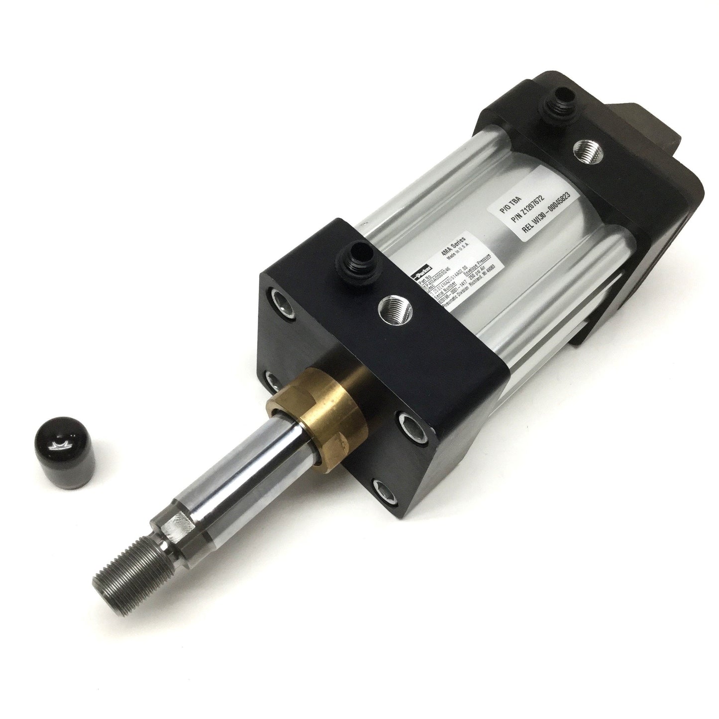 New – Open box Parker 3.25BE4MA2US14A02.00 Pneumatic Cylinder Ø3-1/4" Bore, 2" Stroke, 250psi