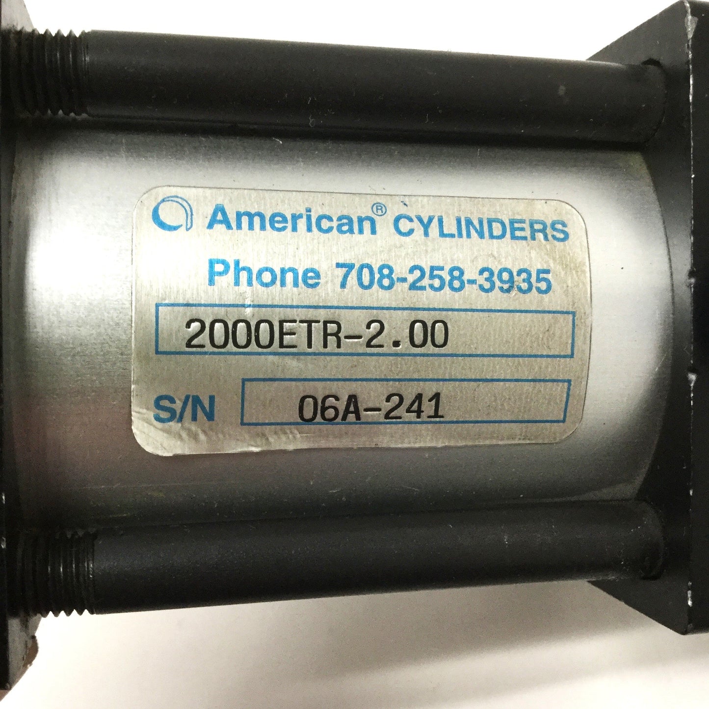 New – Open box American 2000ETR-2.00 Mini-Pak Air Cylinder, 2" Bore, 2" Stroke, 1/8" NPT