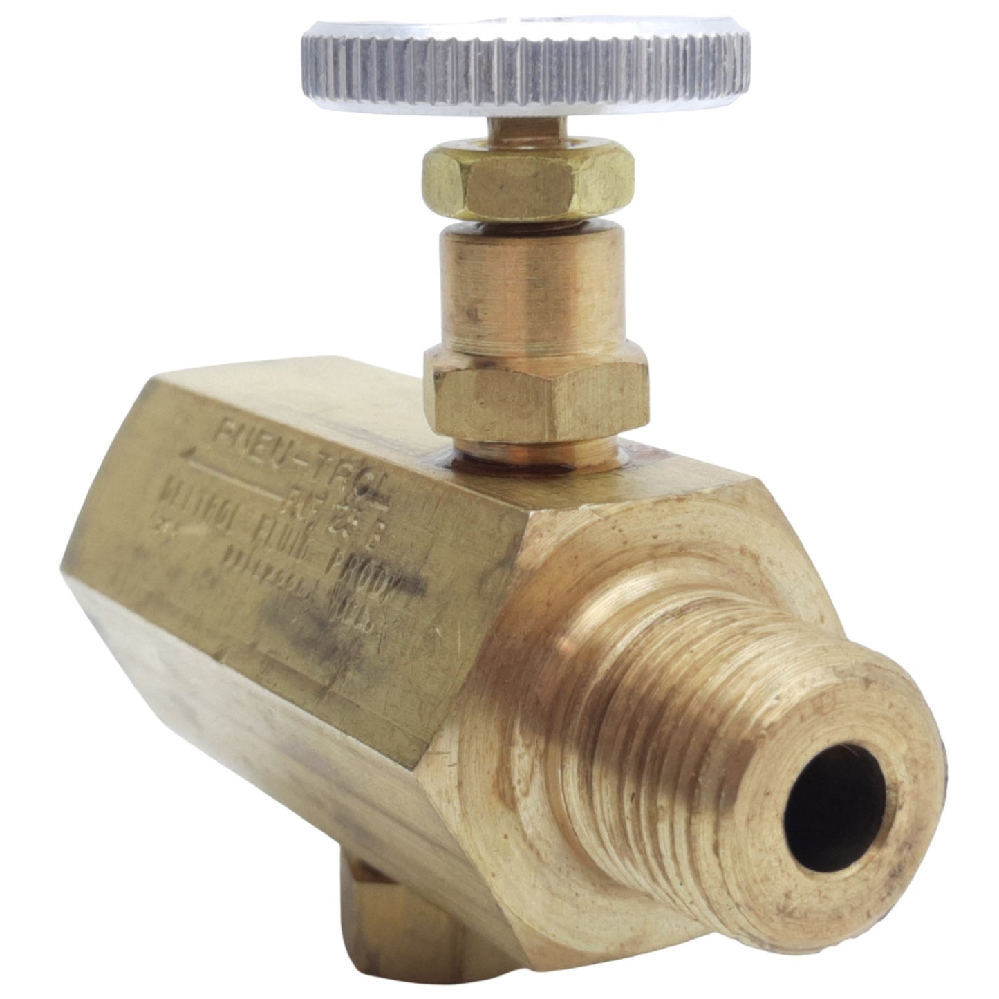 Used Deltrol FMF25BK 10001-77 Air Valve Inline Flow Control, 3/8" NPTF, 5GPM 2000 PSI