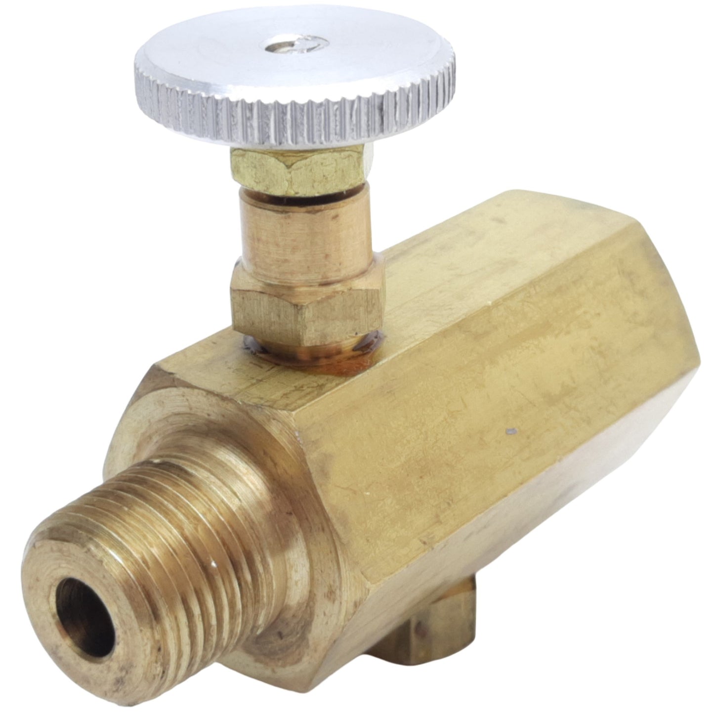 Used Deltrol FMF25BK 10001-77 Air Valve Inline Flow Control, 3/8" NPTF, 5GPM 2000 PSI