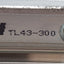 Used Rollon TL43-300 Rollco Compact Fixed Bearing Rail, 300mm Long x 43mm Wide