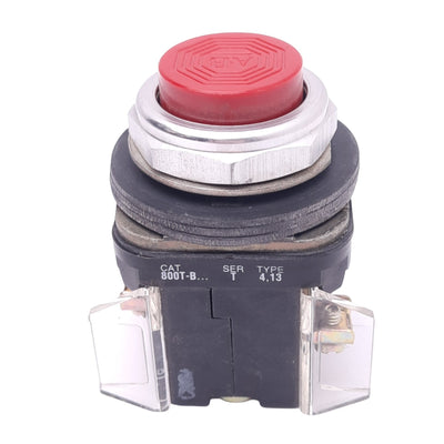 Used Allen Bradley 800T-B Momentary Pushbutton Switch, ø30mm, 1NC+1NC, 600VAC 10A Max