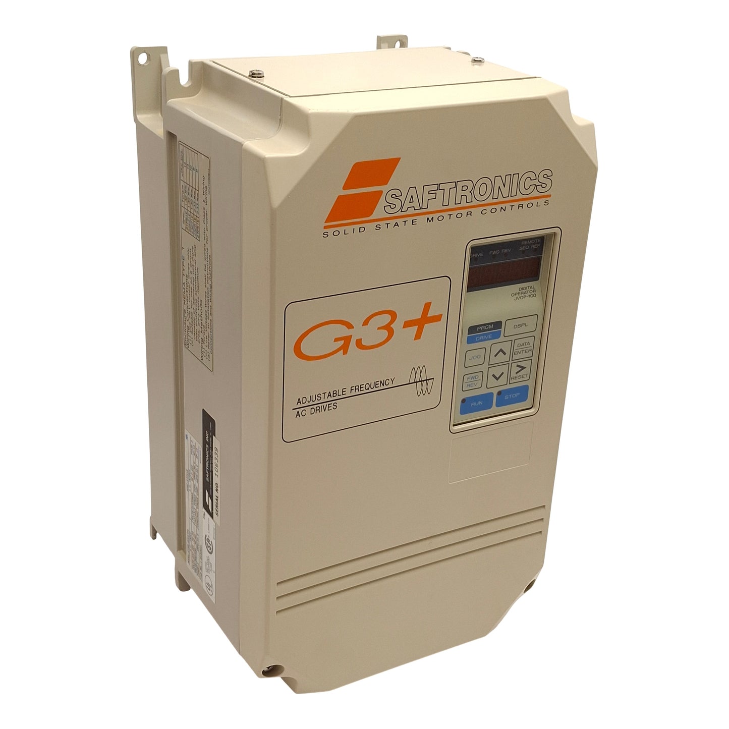 Used Yaskawa CIMR-G3U27P5 G3+ Adjustable Frequency AC Drive 3Ø 230VAC 40A 10HP 400Hz