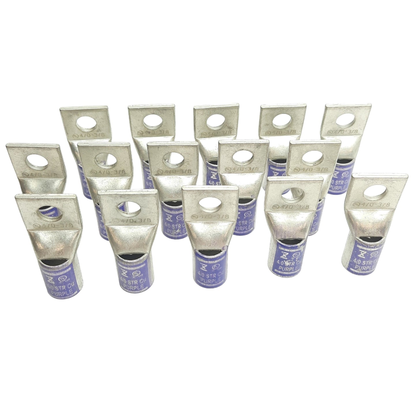 New Lot of 15 Ferrules Direct SB4038 Compression Lug 22.1mm x 25.4mm, 4/0AWG