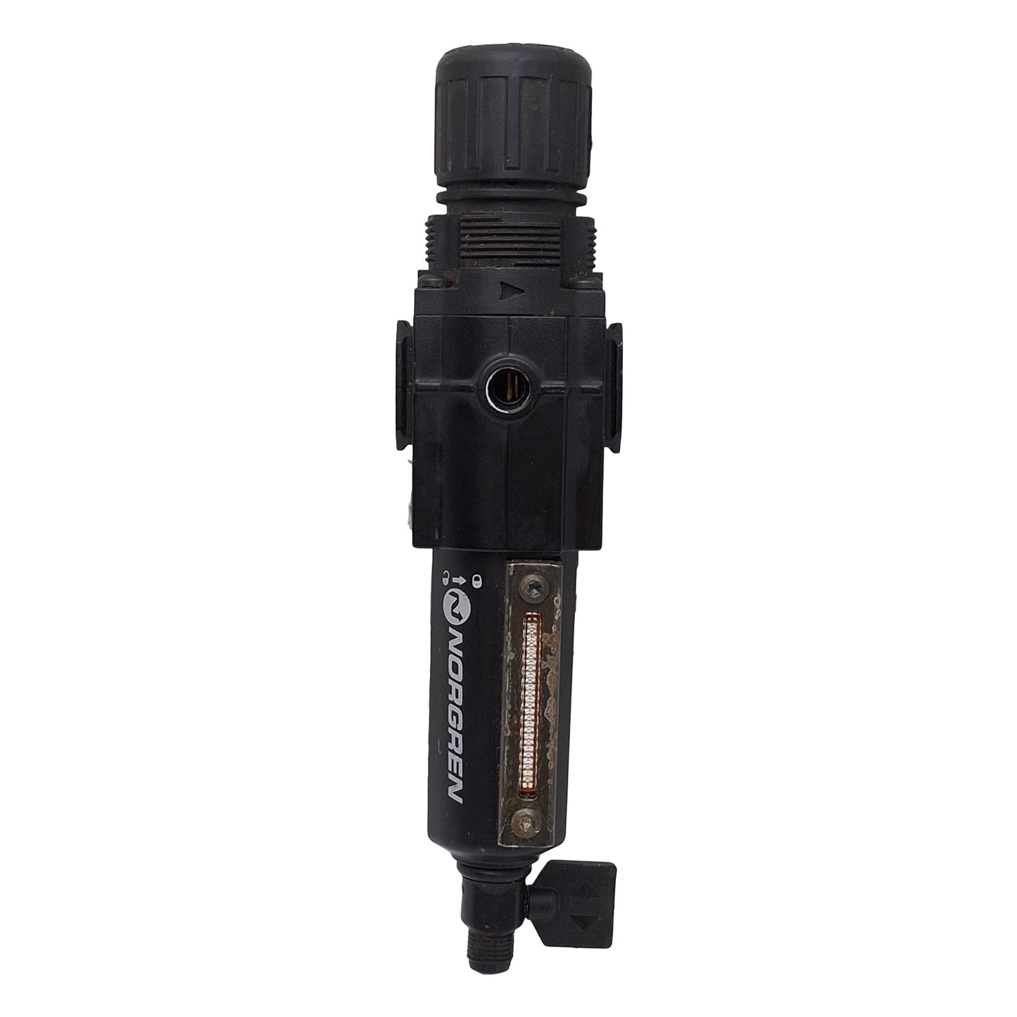 Used Norgren B72G-2AK-QD3-RMG Pneumatic Filter Regulator 40µm 4-150PSIG Set 1/4in PTF