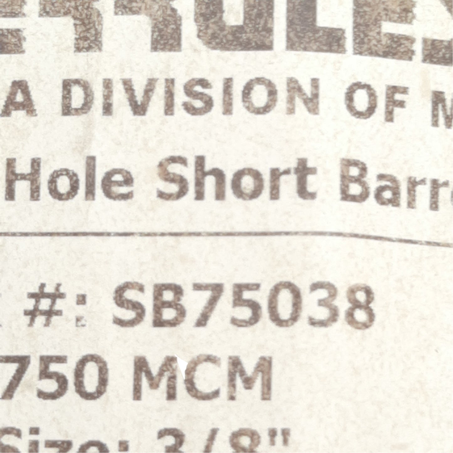 New Lot of 2 Ferrules Direct SB75038 Compression Lug 40.6mm x 48.3mm, 750MCM