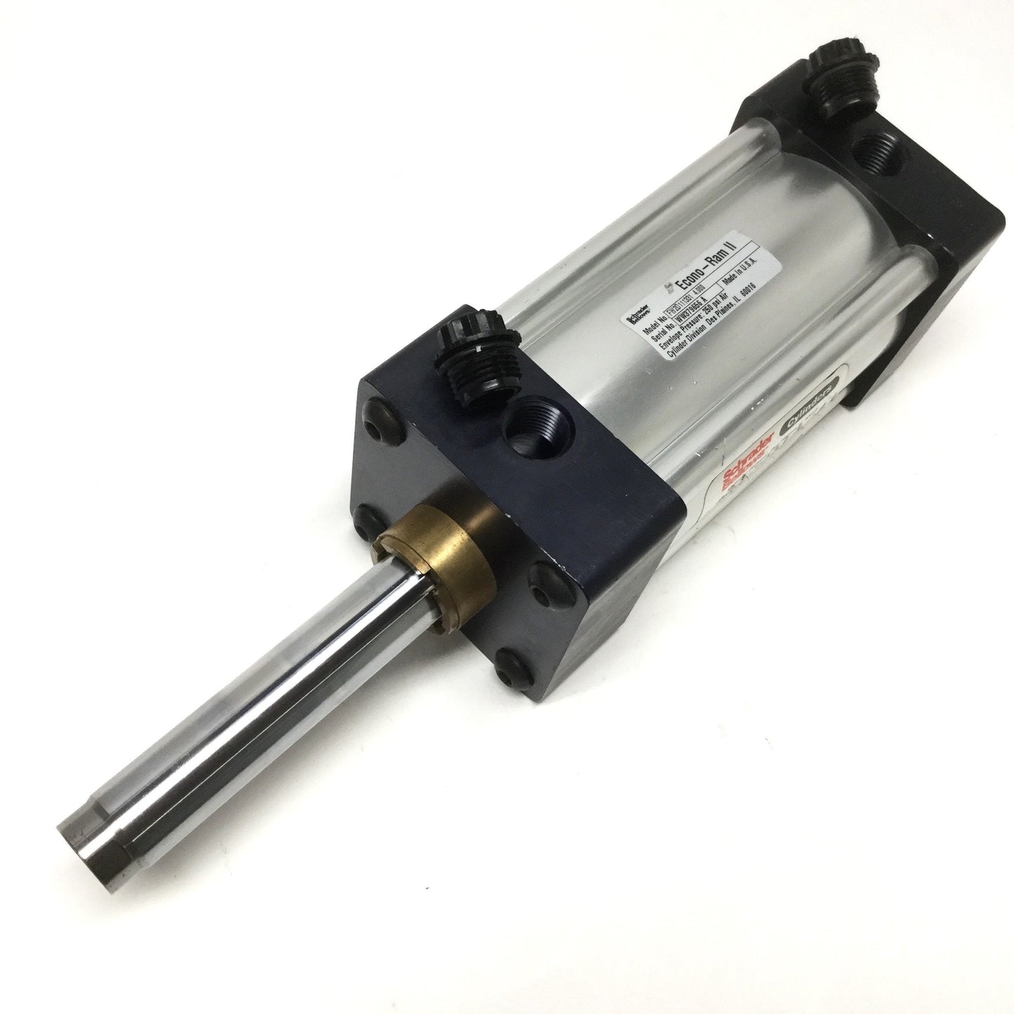 New – Open box Schrader Bellows FW2D111331 Econo-Ram II NFPA Air Cylinder 3.25" Bore, 4" Stroke
