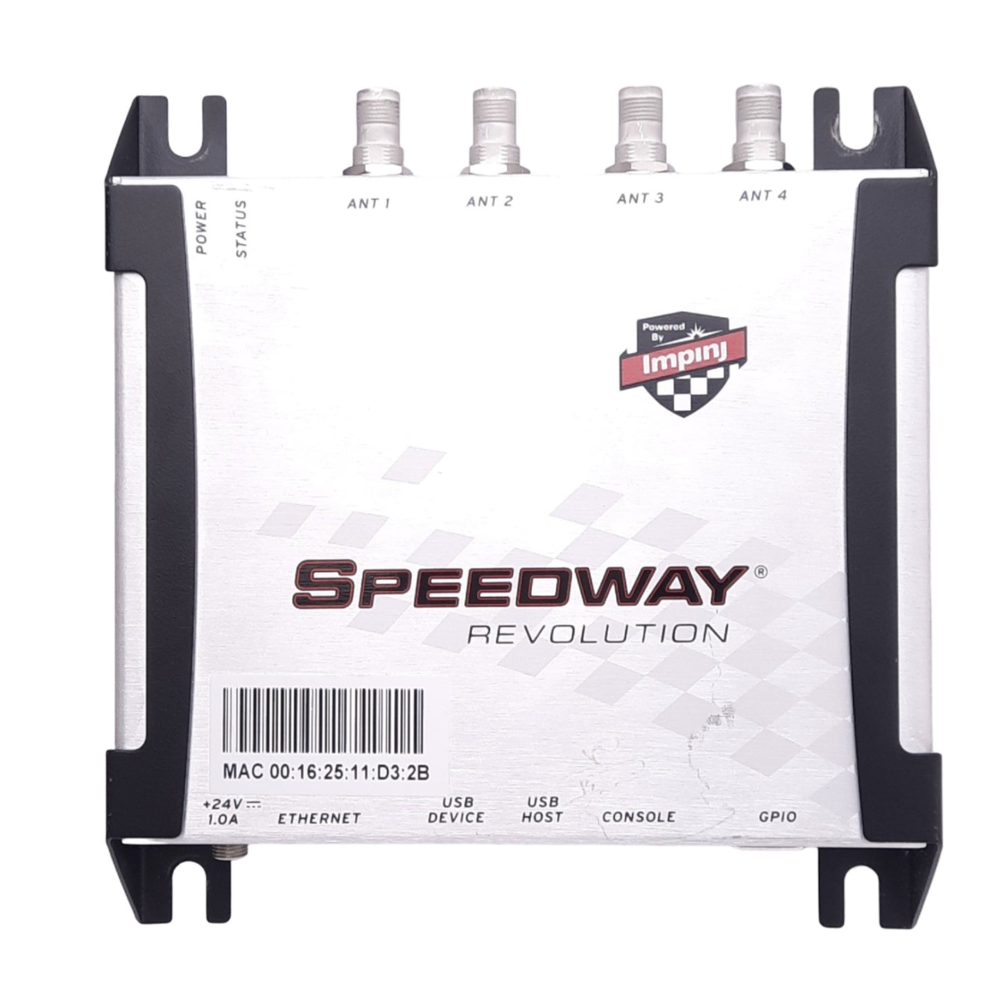 New Impinj IPJ-REV-R420-USA2M1 Speedway Revolution RFID Reader, 1100 Read/s, 24VDC