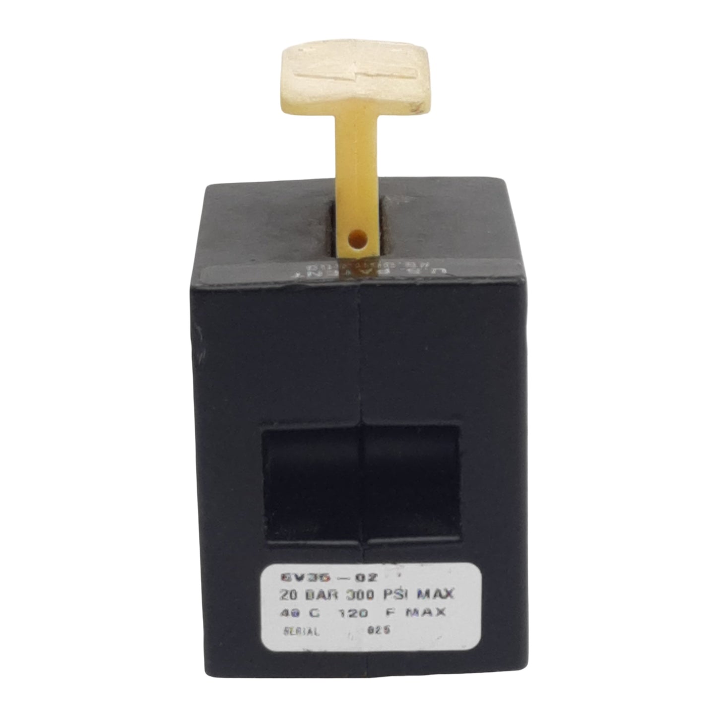 Used Parker Watts SV35-02 Slide Shut-Off Valve, 2/2-Way, 300psi Max, 1/4in NPT