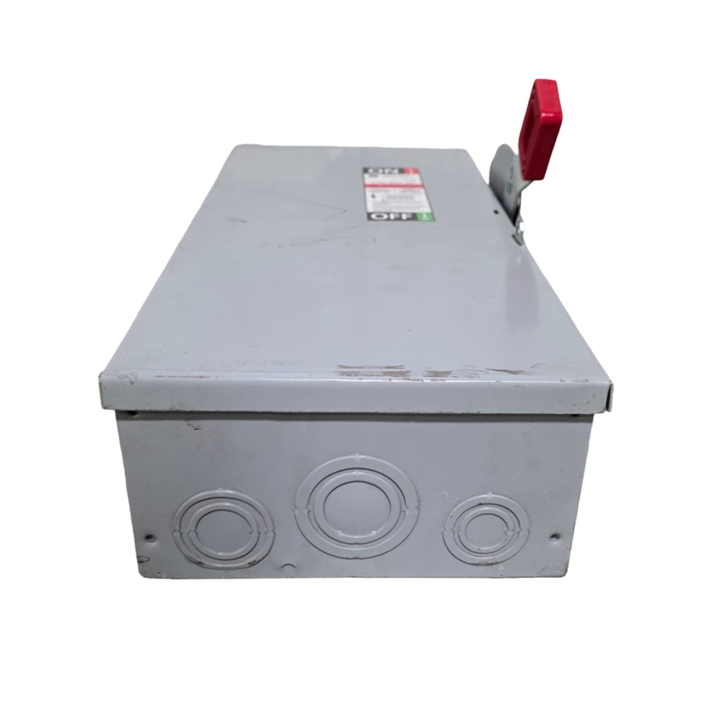 Used General Electric TH3362 Spec-Setter Heavy Duty Fusible Switch 60A 600VAC 3-Pole
