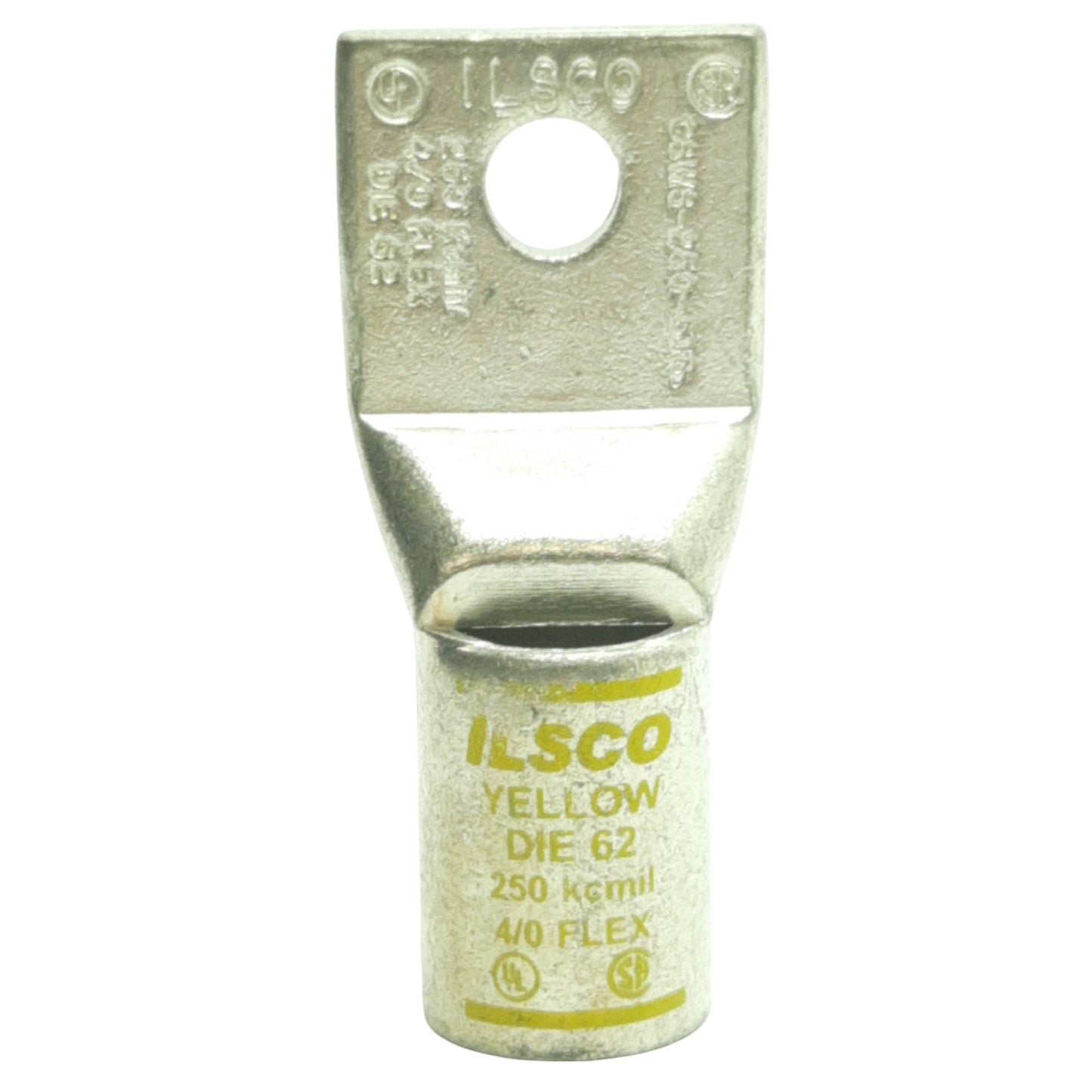 New Lot of 5 ILSCO CSWS-250-516 Compression Lug 27mm x 20.09mm, 250kcmil, ø15.6mm