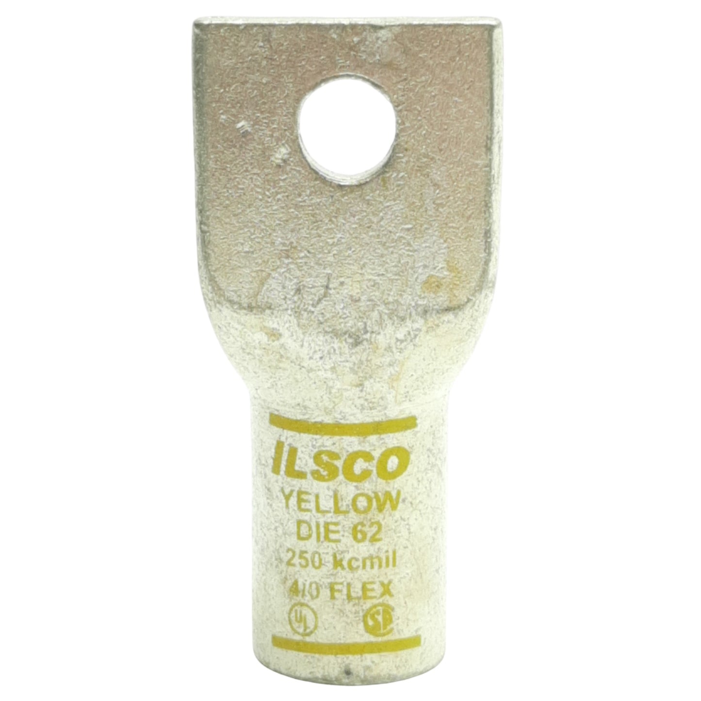 New Lot of 5 ILSCO CSWS-250-516 Compression Lug 27mm x 20.09mm, 250kcmil, ø15.6mm