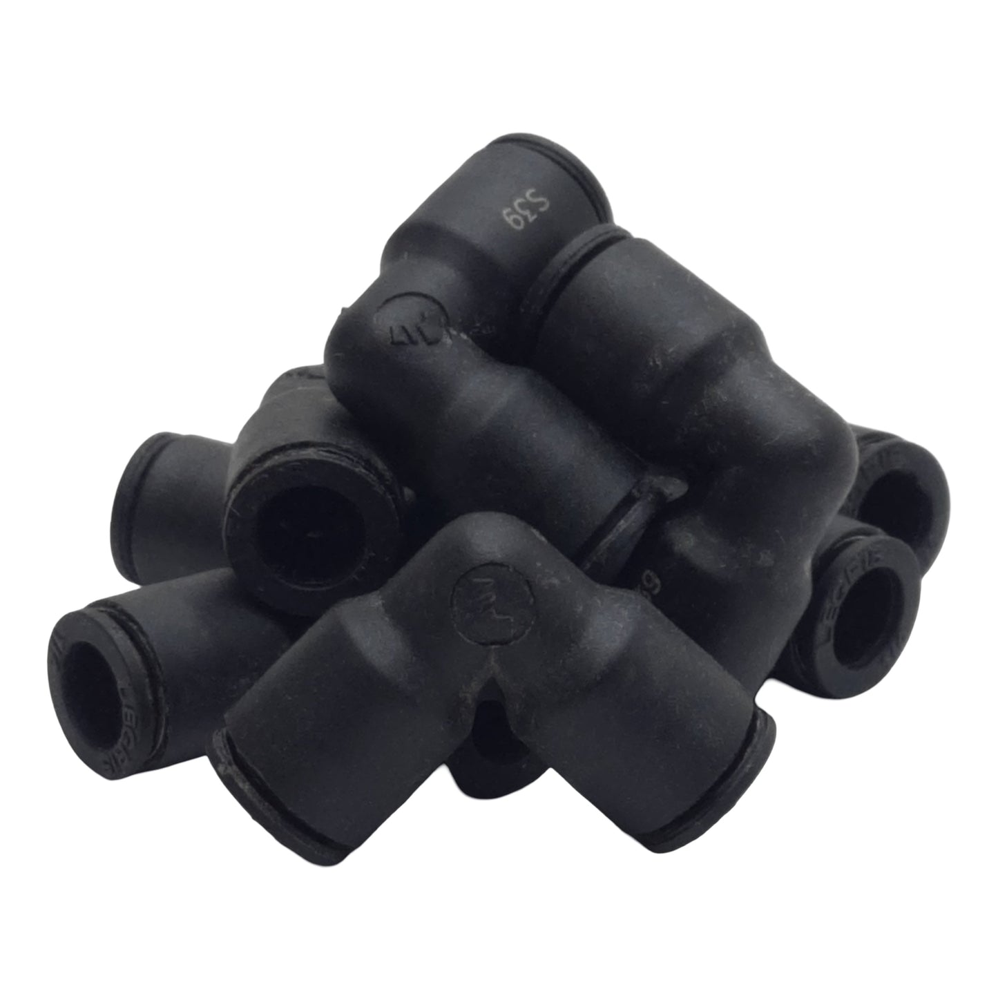 New Lot of 8 Legris 3102 56 00 Elbow Fitting, ø1/4in Tube x ø1/4in Tube, 290psi