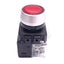 New KG Auto KGX-HMD21R Illuminated Pushbutton Switch, ø22mm, 1NC+1NO, 12/24VDC Lamp