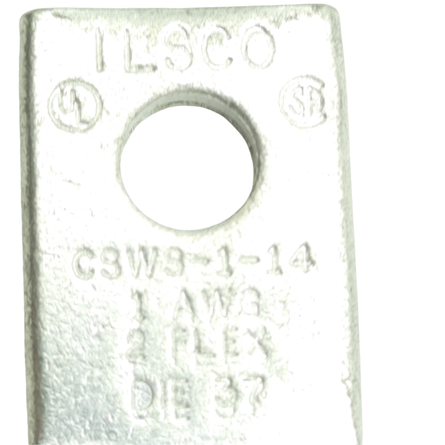 New Lot of 5 ILSCO CSWS-1-14 Compression Lug 15.87mm x 12.67mm, ø7.13mm, 1AWG