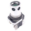 Used Allen Bradley 800T-QA24G Illuminated Pushbutton w/ Guard, ø30mm 1NC+1NO 600V 10A