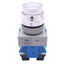 Used IDEC ALW29920D-W-24V Clear Illuminated Pushbutton, ø22mm, 2NO, 600VAC 10A Max