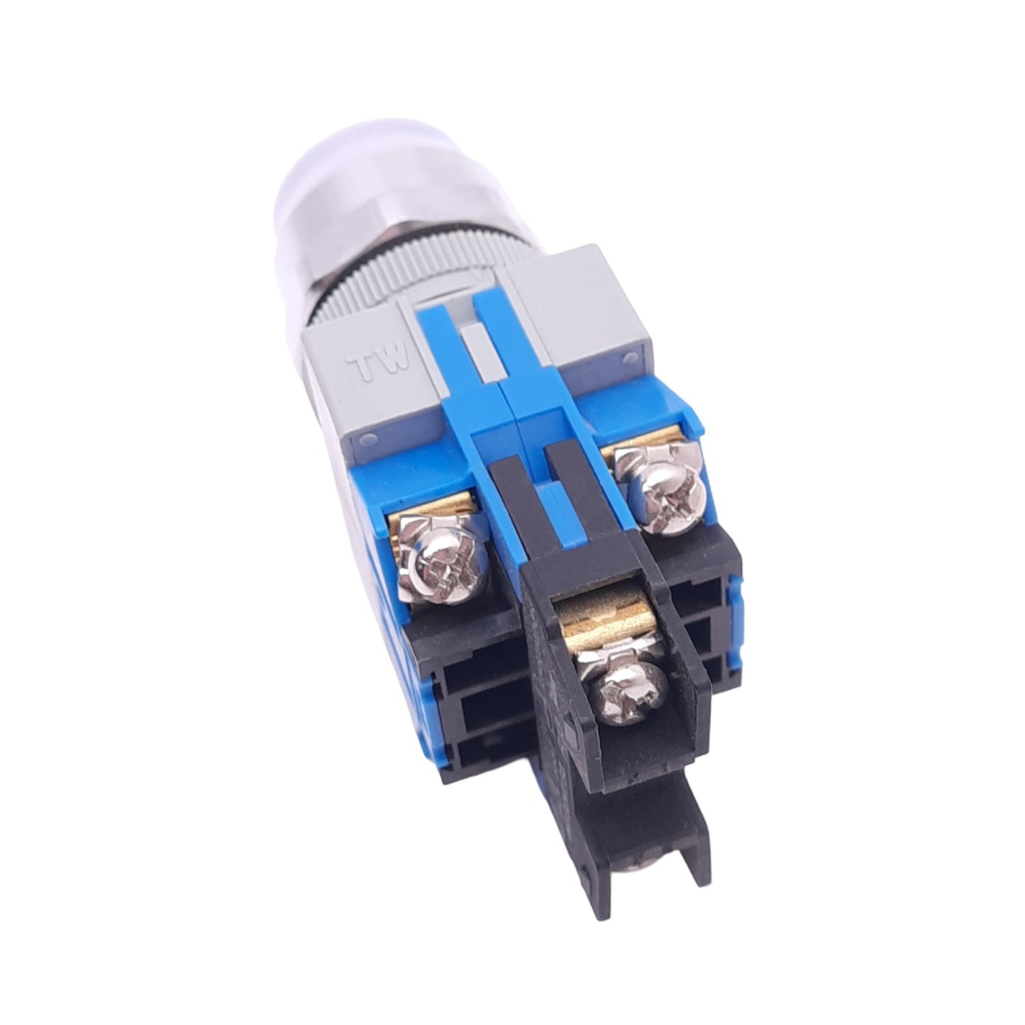 Used IDEC ALW29920D-W-24V Clear Illuminated Pushbutton, ø22mm, 2NO, 600VAC 10A Max