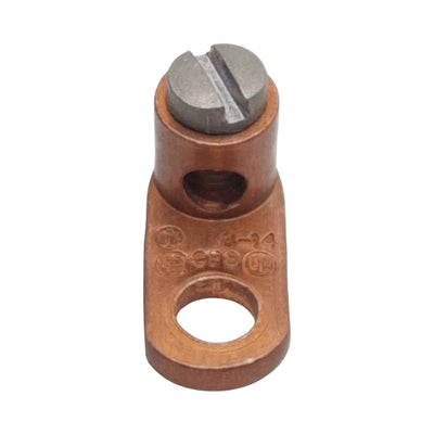 New Lot of 6 nVent Ilsco CP-8 Copper Post Connector, 1-Pole, 8-14Str Range, #10 Bolt