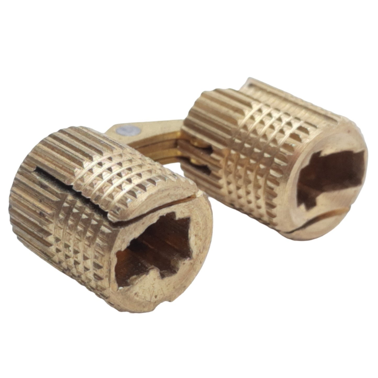 New Lot of 2 Bags Rockler 13516 Barrel Hinge Brass 12mm For Min. 5/8" Wood Thickness