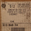New Allen Bradley 512-BAB-24 Combination Starter w/ Disconnect, Fusible, 480VAC 30A