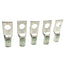 New Lot of 5 ILSCO CSWS-1-38 Compression Lug 15.87mm x 12.67mm, ø9.11mm, 1AWG