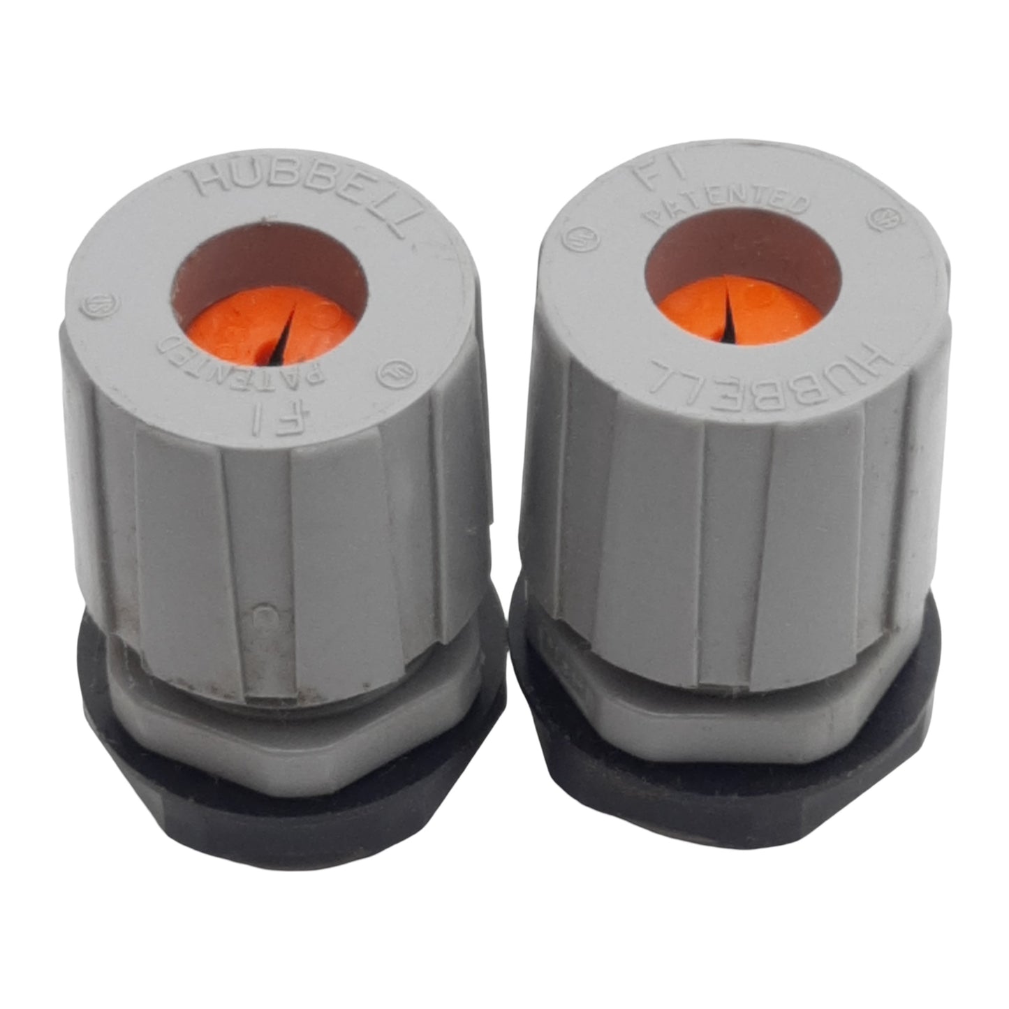 New Lot of 2 Hubbell HJ1056 Cord Connector, ø3.2-4.75mm Cord Range x 1/2in NPT Male