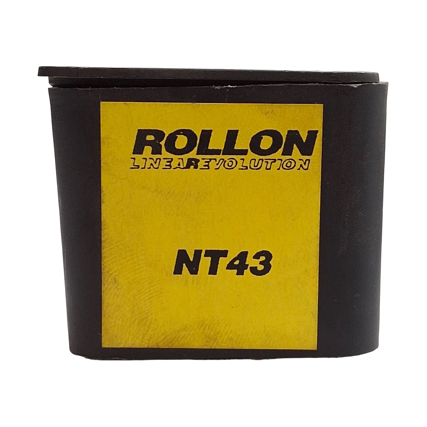 Used Rollon NT43L-3-A Compact Rail Slider, 43mm Rail, 3-Roller, M8 Holes, 5500N Load