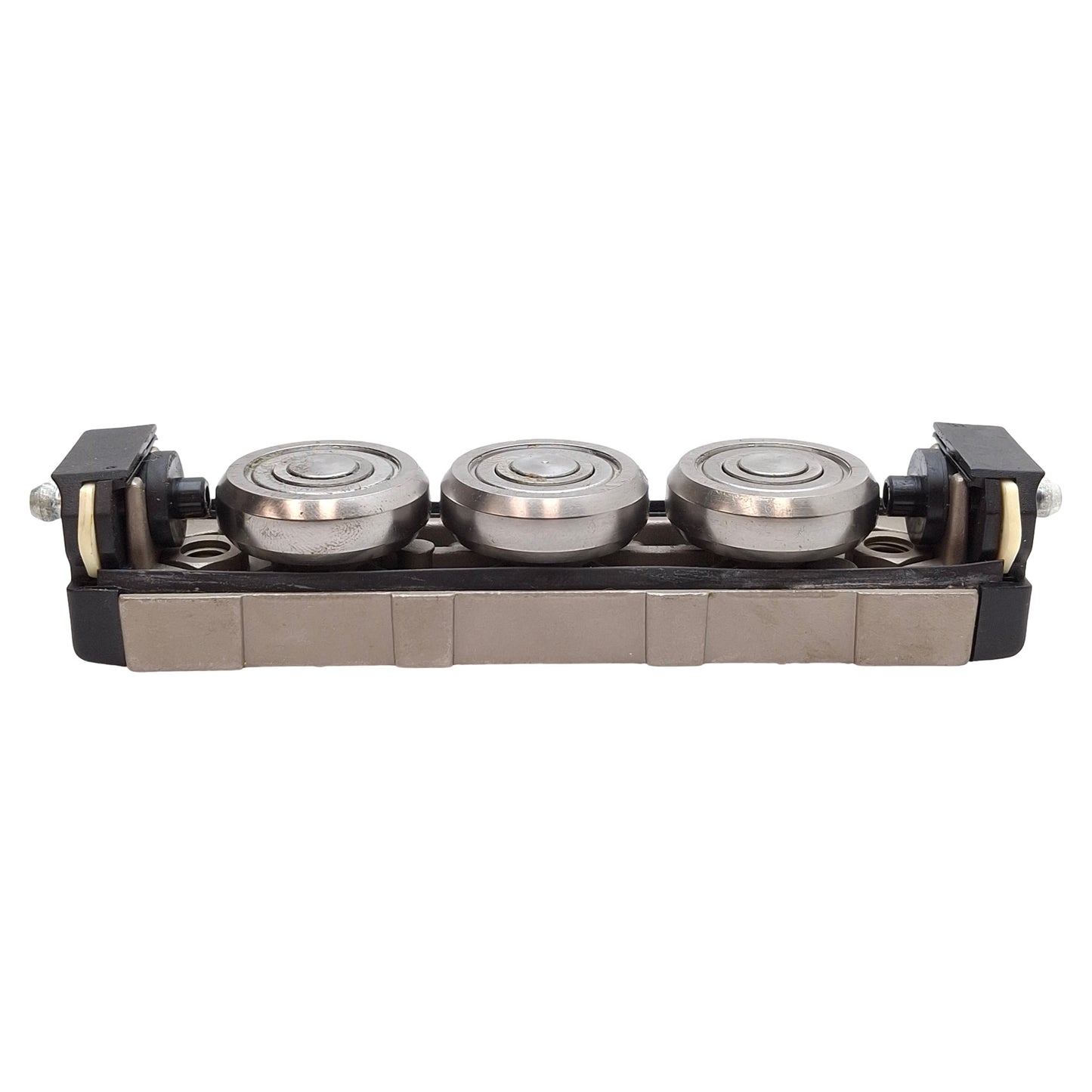 Used Rollon NT43L-3-A Compact Rail Slider, 43mm Rail, 3-Roller, M8 Holes, 5500N Load