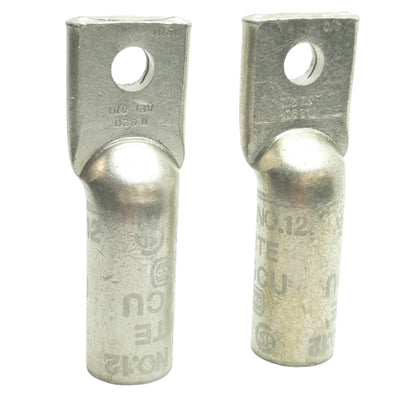 New Lot of 2 ILSCO ACL-4/0 Compression Lug 32.53mm x 23.01mm, 4/0in, 44.45mm