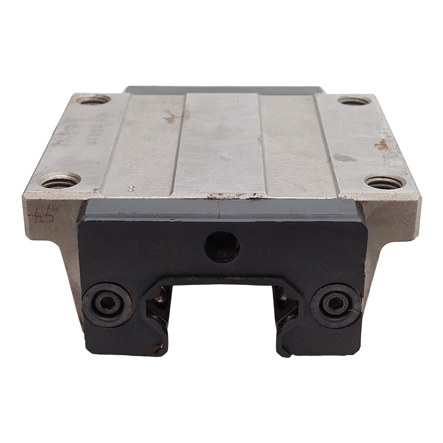 Used THK HSR45A Linear Guide Block 139mm L x 120mm W x 50mm H, M12 Holes, 80.4kN Load