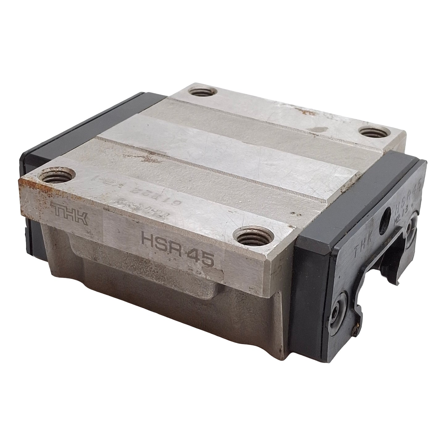 Used THK HSR45A Linear Guide Block 139mm L x 120mm W x 50mm H, M12 Holes, 80.4kN Load
