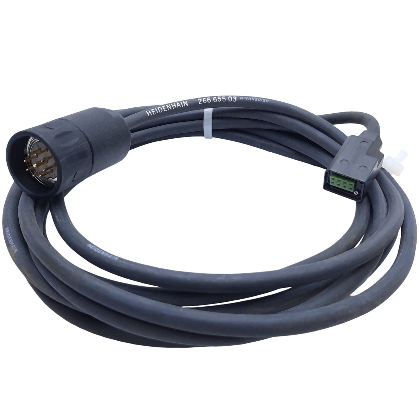 Used Heidenhain 266 655 03 Linear Encoder Cable 3m For Linear Encoder LS406C to ND530
