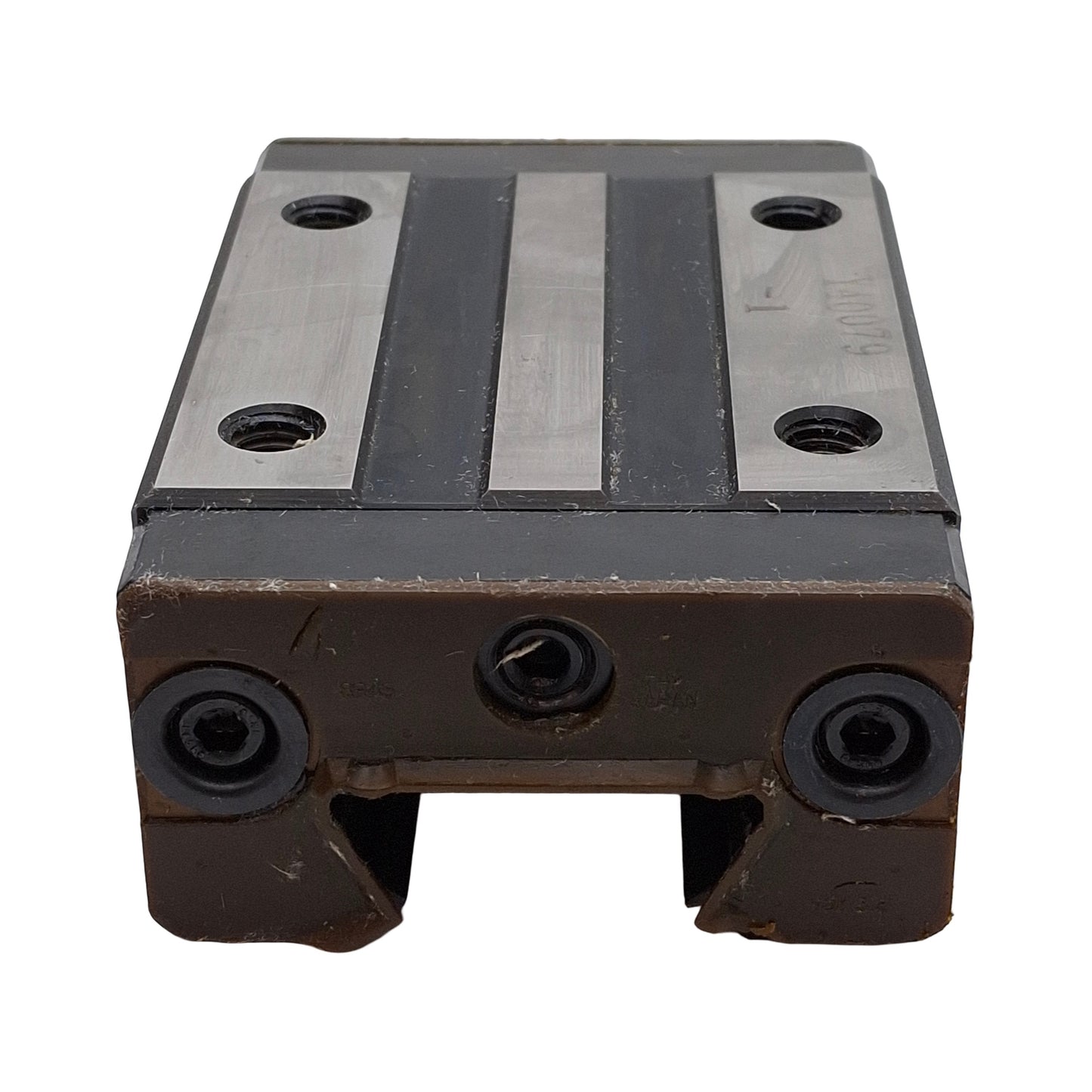 Used THK SR45 Linear Guide Block, 126mm L x 86mm W x 47.5mm H, M10 Holes, 55.3kN Load