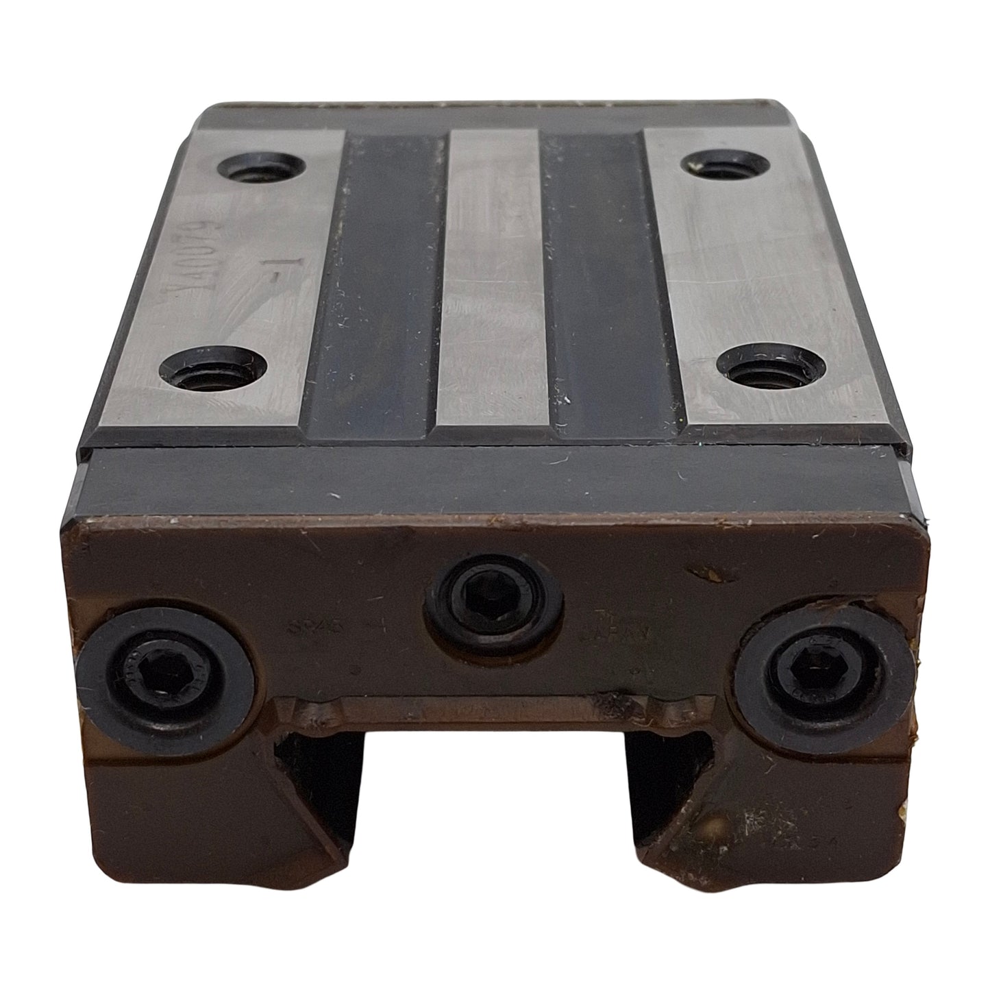 Used THK SR45 Linear Guide Block, 126mm L x 86mm W x 47.5mm H, M10 Holes, 55.3kN Load