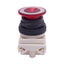 Used Square D 9001KM35 Red Illuminated Push/Pull E-Stop Button, ø30mm, 24-28VDC Lamp