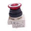 Used Square D 9001KM35 Red Illuminated Push/Pull E-Stop Button, ø30mm, 24-28VDC Lamp