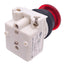 Used Square D 9001KM35 Red Illuminated Push/Pull E-Stop Button, ø30mm, 24-28VDC Lamp