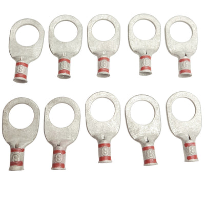 New Lot of 10 ILSCO CCL-8-12 Compression Lug, 0.858in x 0.752in, 8AWG, 1/2in