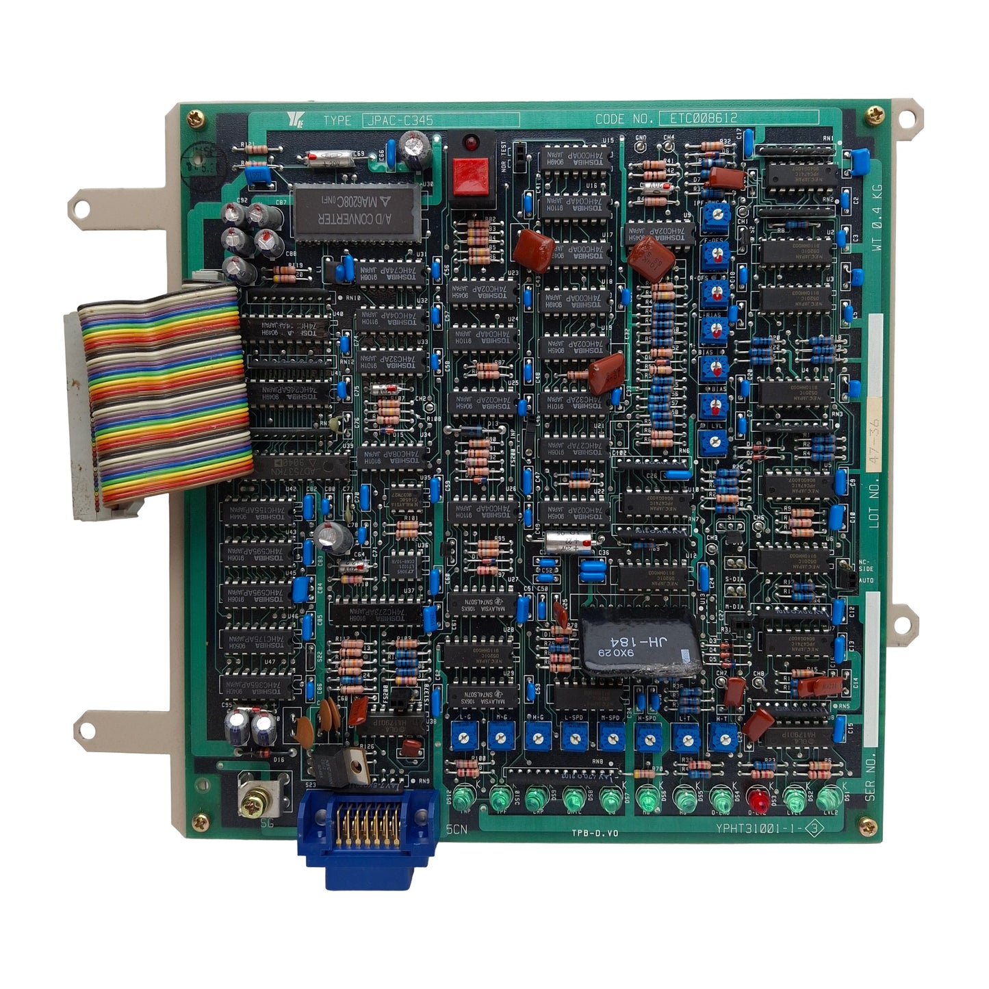 Used Yaskawa JPAC-C345 ETC008612 Control Board Orientation Card For Spindle Drive