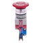 Used IDEC AVLW49902D-R-24V Illuminated Push/Twist E-Stop, ø22mm, 2NC 1NO, 24V Lamp