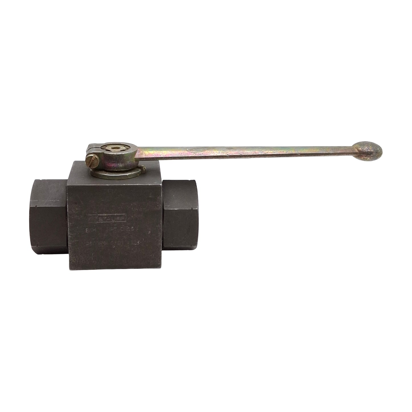 Used Stauff BBV20160001M High Pressure Ball Valve, Handle Operated, 4500PSI, 1in NPT